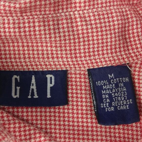 Gap medium button down checkered dress shirt - Picture 7 of 7